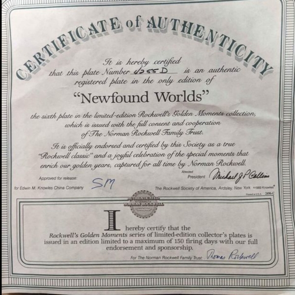 Knowles fine china plate - Picture 3 of 4